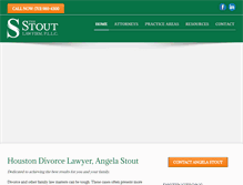 Tablet Screenshot of divorcelawyerhouston.pro